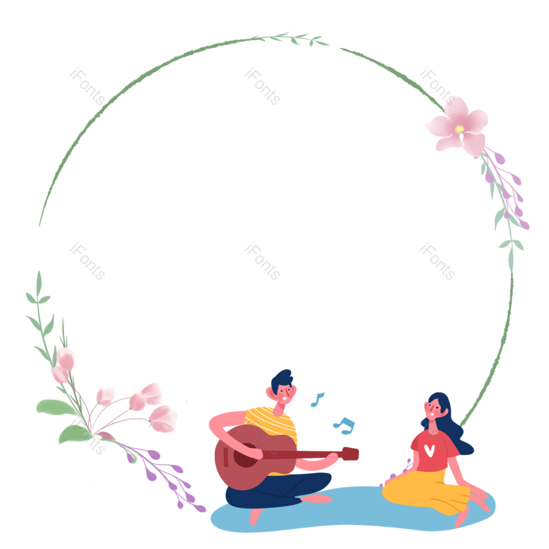 边框图片,元素元素,520PNG,浪漫边框免抠素材